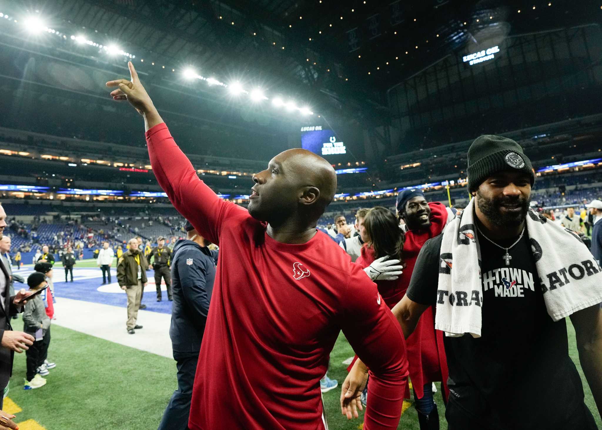 What Texans Coach DeMeco Ryans Told His Players After Making Playoffs