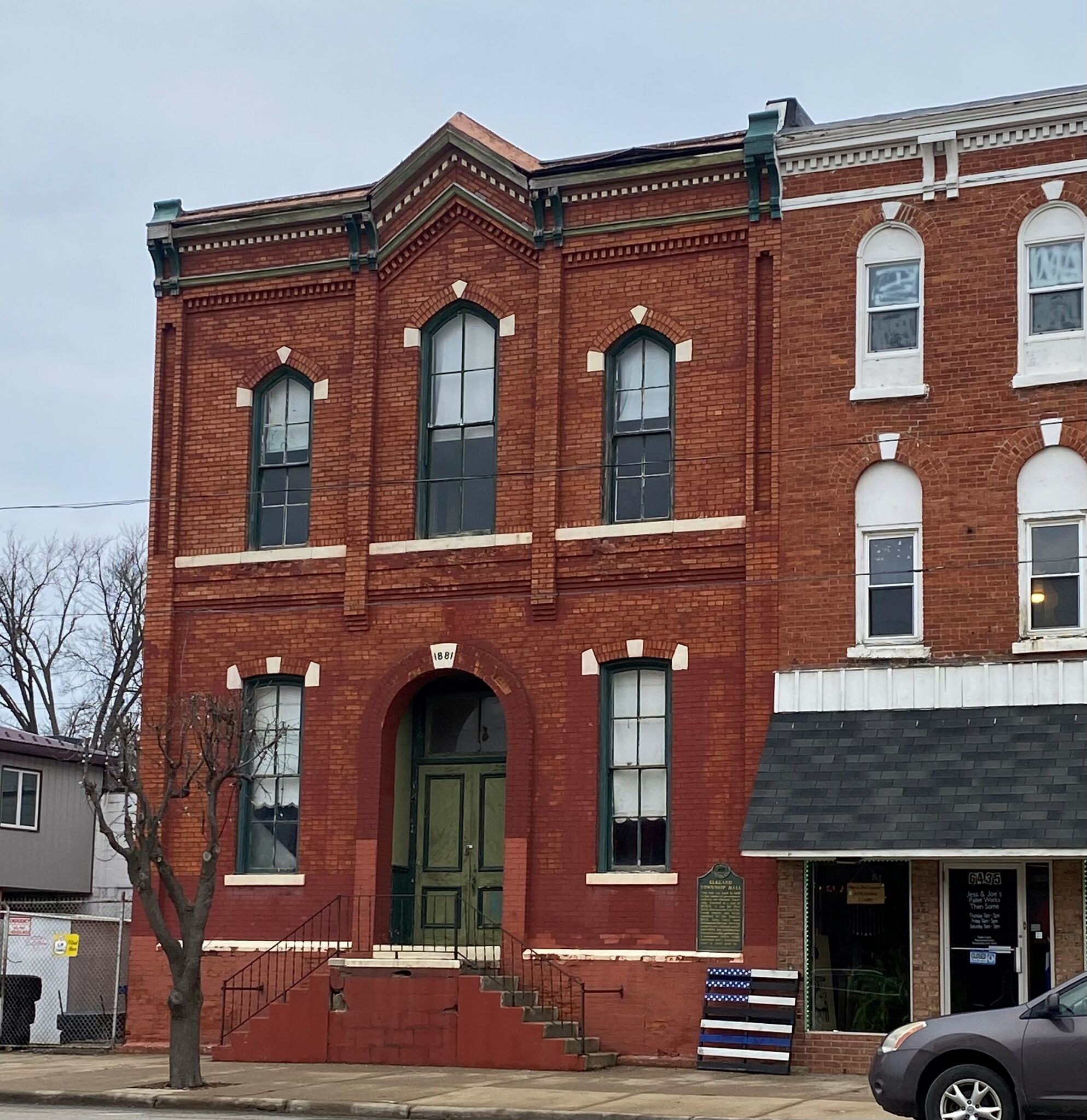 Cass City historical preservation of old Elkland Township Hall
