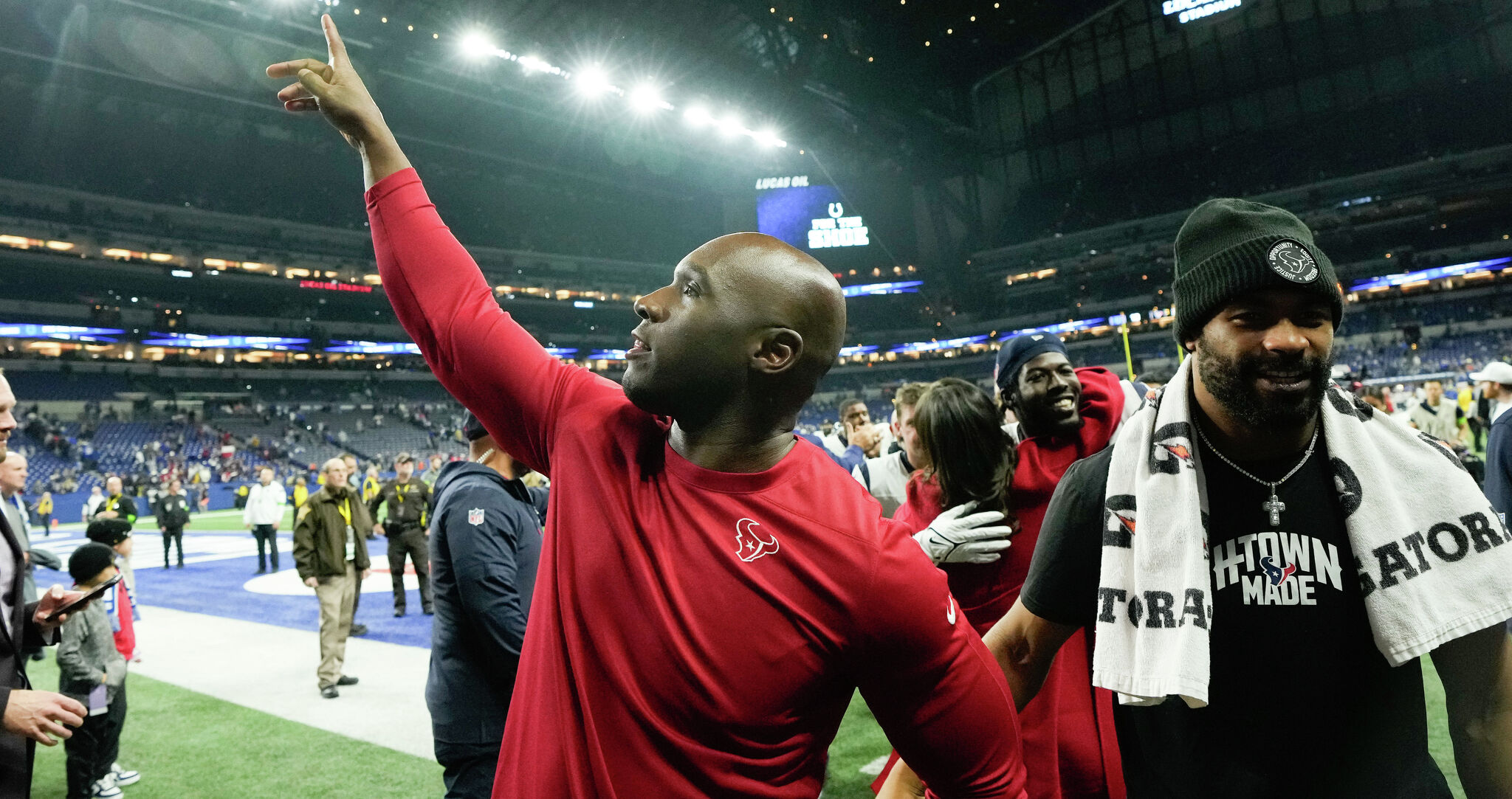 Houston Texans Head coach DeMeco Ryans has made Houston proud