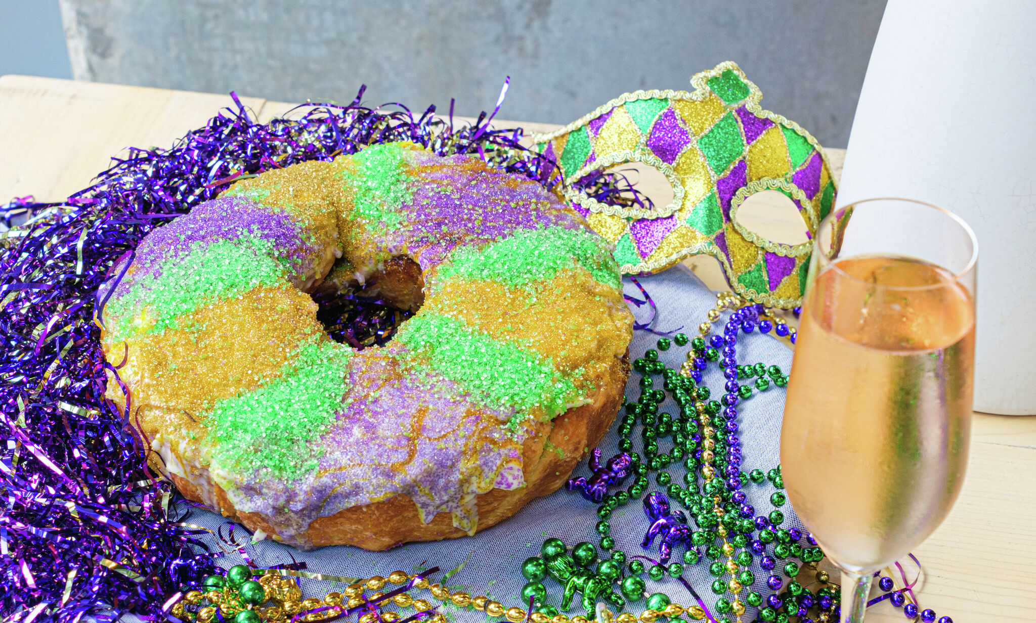 Where to get a king cake in Houston for Mardi Gras season