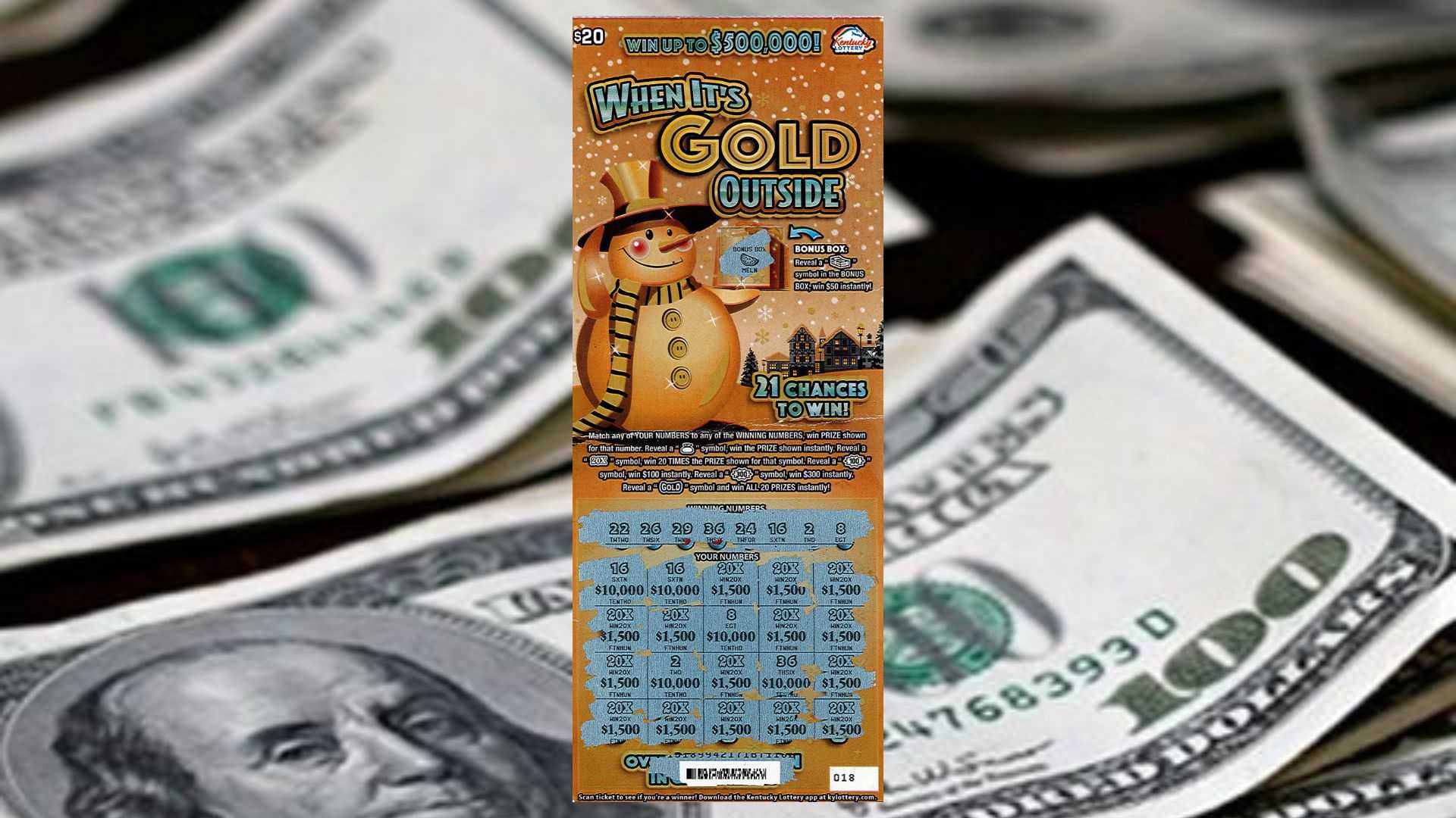 'I Couldn’t Believe It': Man Wins $500K On Lottery Scratch-off The Day ...