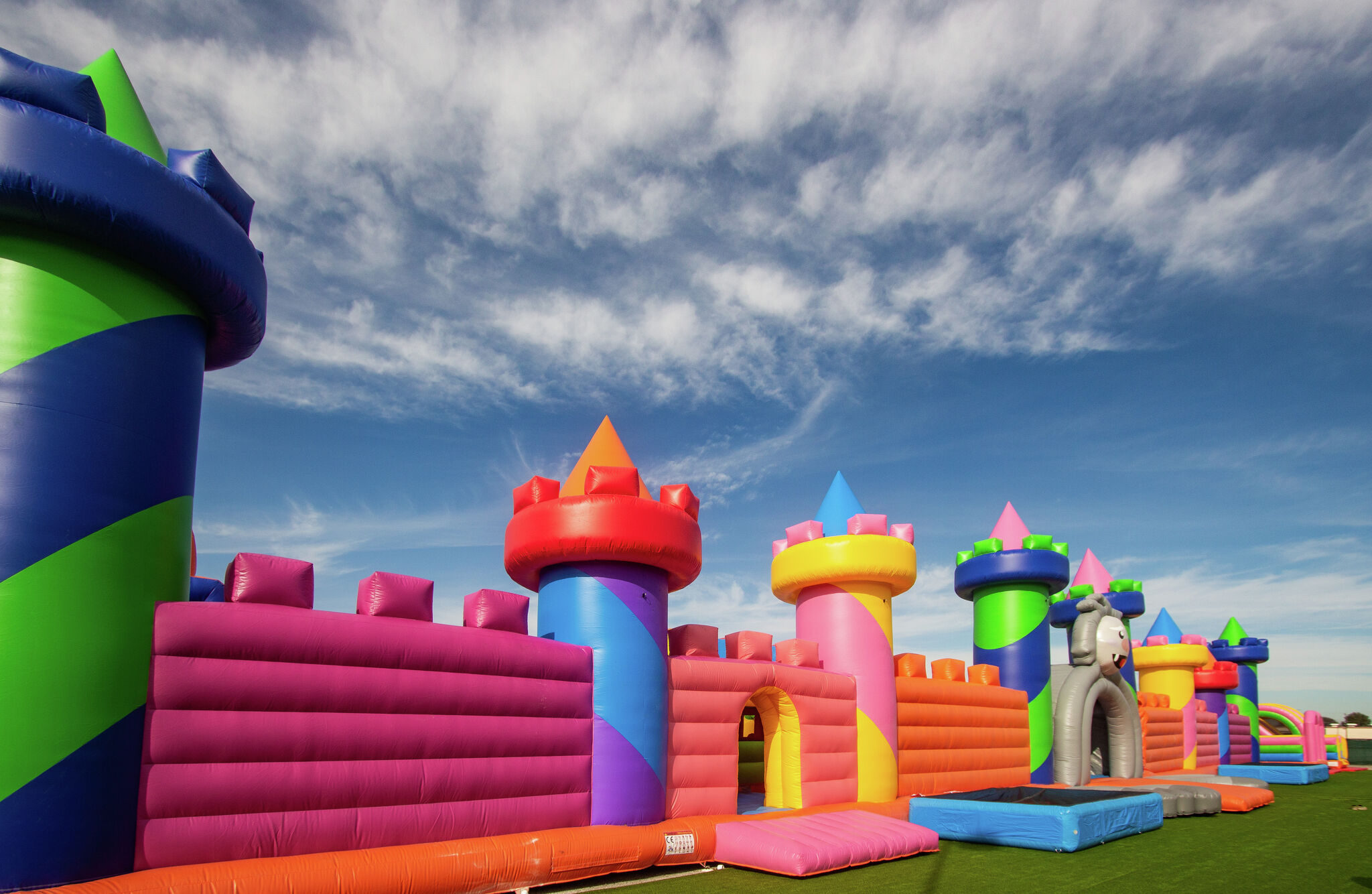 Epic Bounce brings huge bounce park back to Wolff Stadium