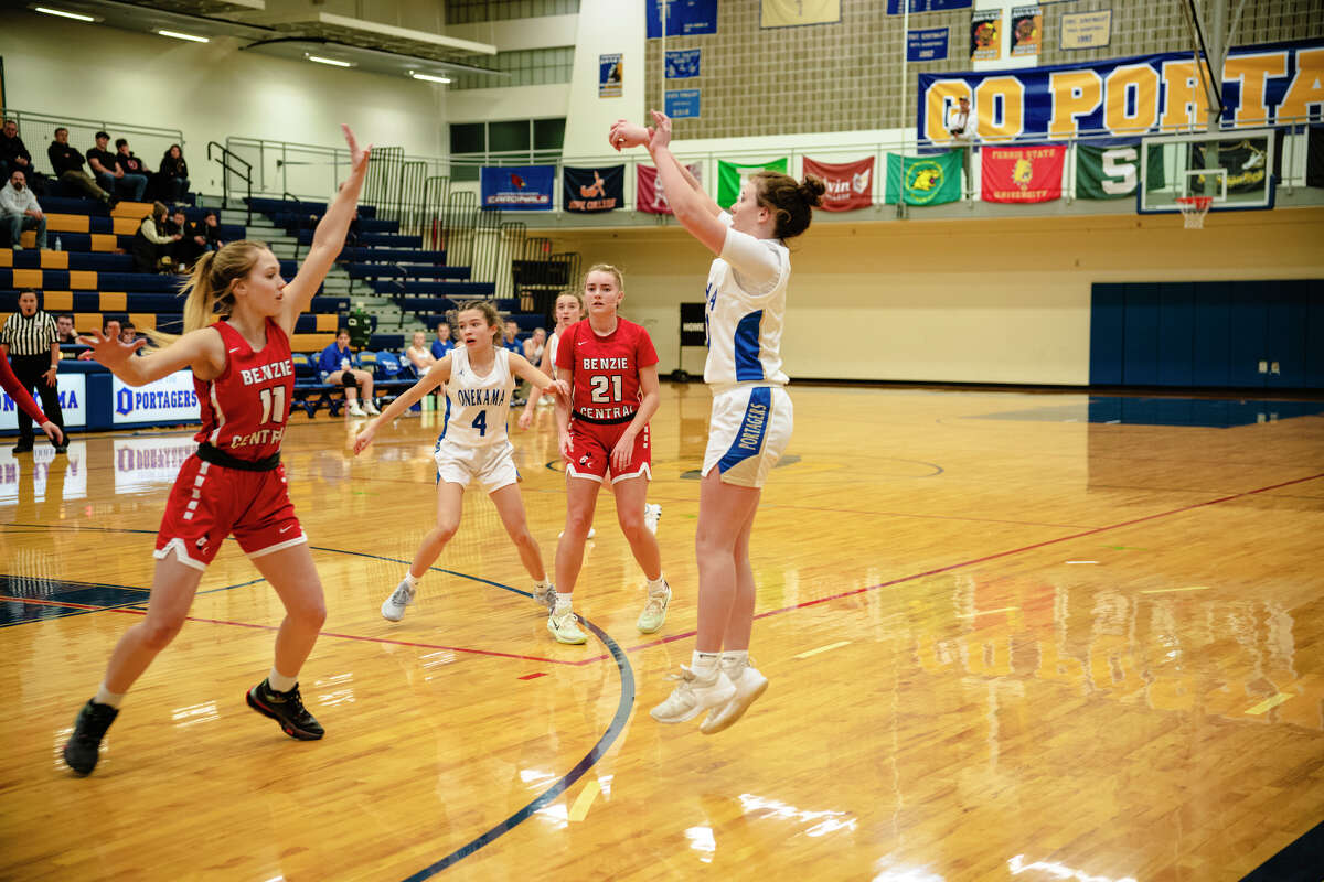 Onekama girls drop home game against Benzie Central