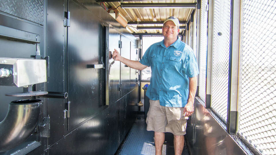 Pitmaster John Brotherton of Brotherton's Black Iron Barbeccue in Pflugerville.