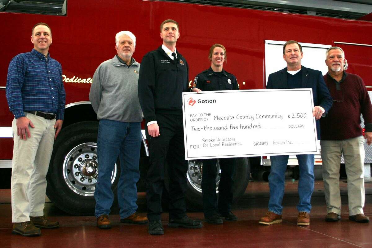 Gotion Inc. donates to Big Rapids' Michigan smoke detector program