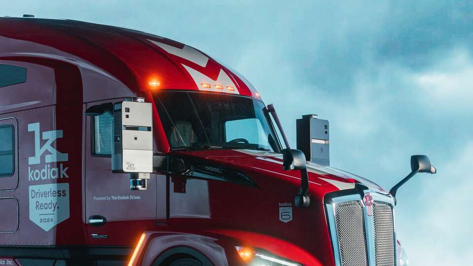 Kodiak's driverless-ready semi-truck.