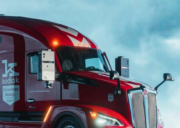 Kodiak's driverless-ready semi-truck.