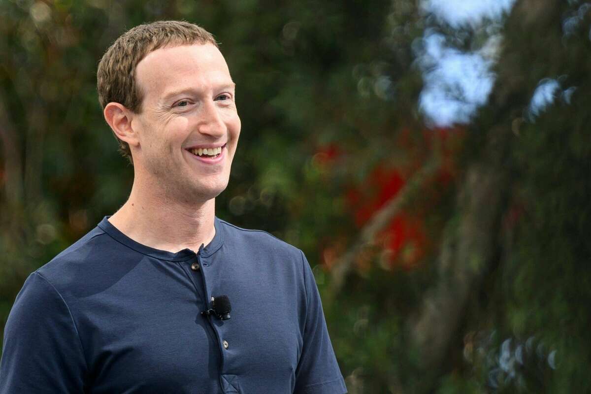 Meta founder and CEO Mark Zuckerberg speaks during an event at Meta headquarters in Menlo Park, California on September 27, 2023.