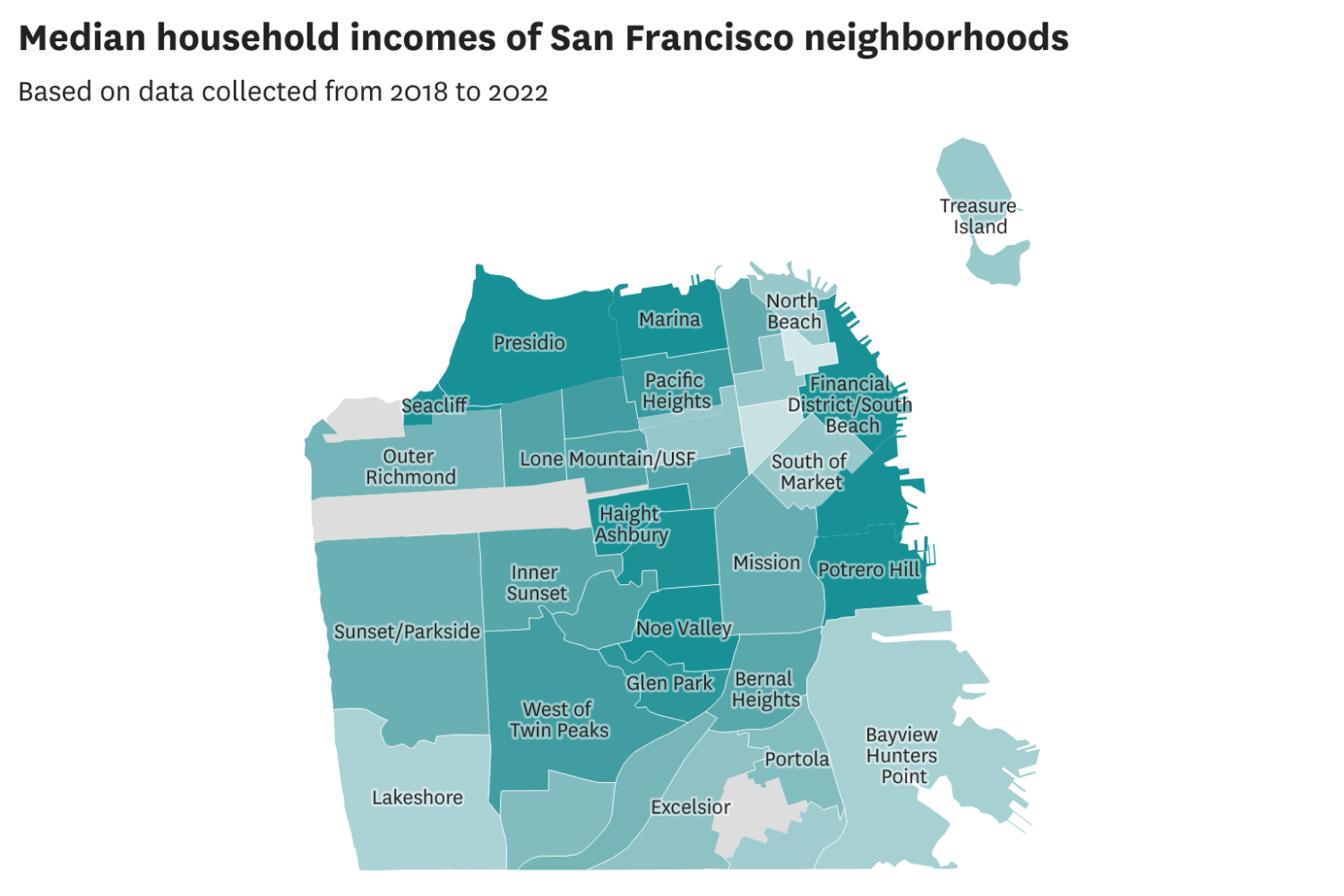 旧金山哪个社区最富有？答案有点复杂