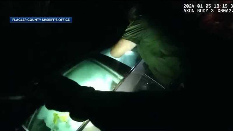 Intense video shows Florida deputies saving baby, grandmother from car ...