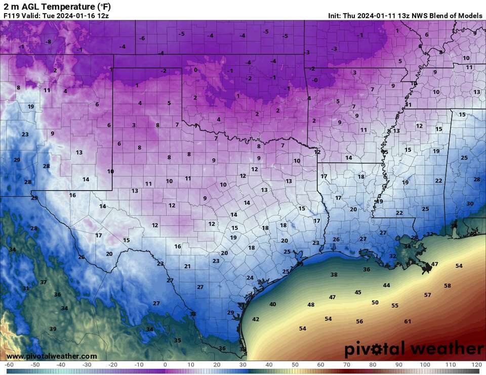 Houston cold snap weather freeze