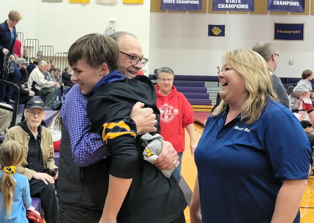 Frankfort High School celebrates coach Jim Buzzell's wrestling legacy