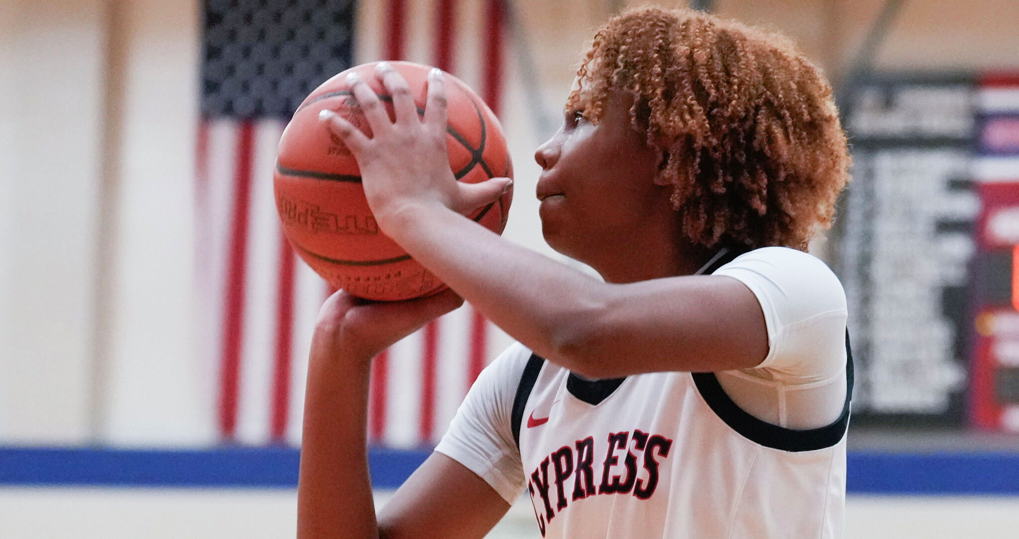 Cypress Springs basketball Ayla McDowell is checking off goals