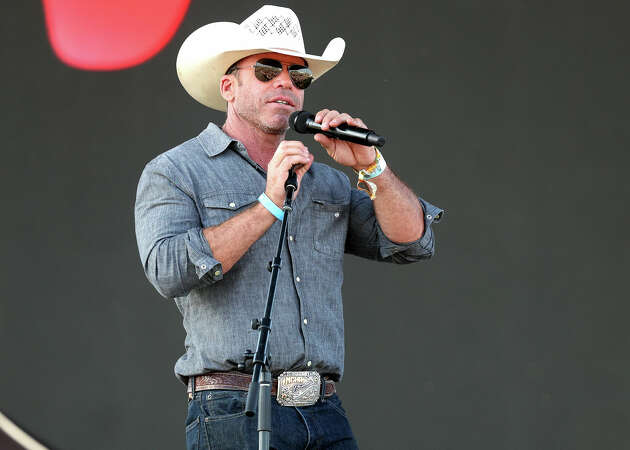 INDIO, CALIFORNIA - APRIL 30: Taylor Sheridan speaks onstage during Day 3 of the 2023 Stagecoach Festival on April 30, 2023 in Indio, California. (Photo by Monica Schipper/Getty Images for Stagecoach)