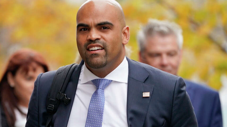 FILE - Rep.-elect Colin Allred, D-Texas., arrives for orientation for new members of Congress, Nov. 13, 2018, in Washington. Democrats hoping to hold their slim Senate majority after November 2024 are looking for upsets in two unlikely places, Texas and Florida, to help neutralize potential setbacks elsewhere. Allred will have to overcome primary challenger Sen. Roland Gutierrez, D-Texas, before he can take on Ted Cruz, R-Texas.