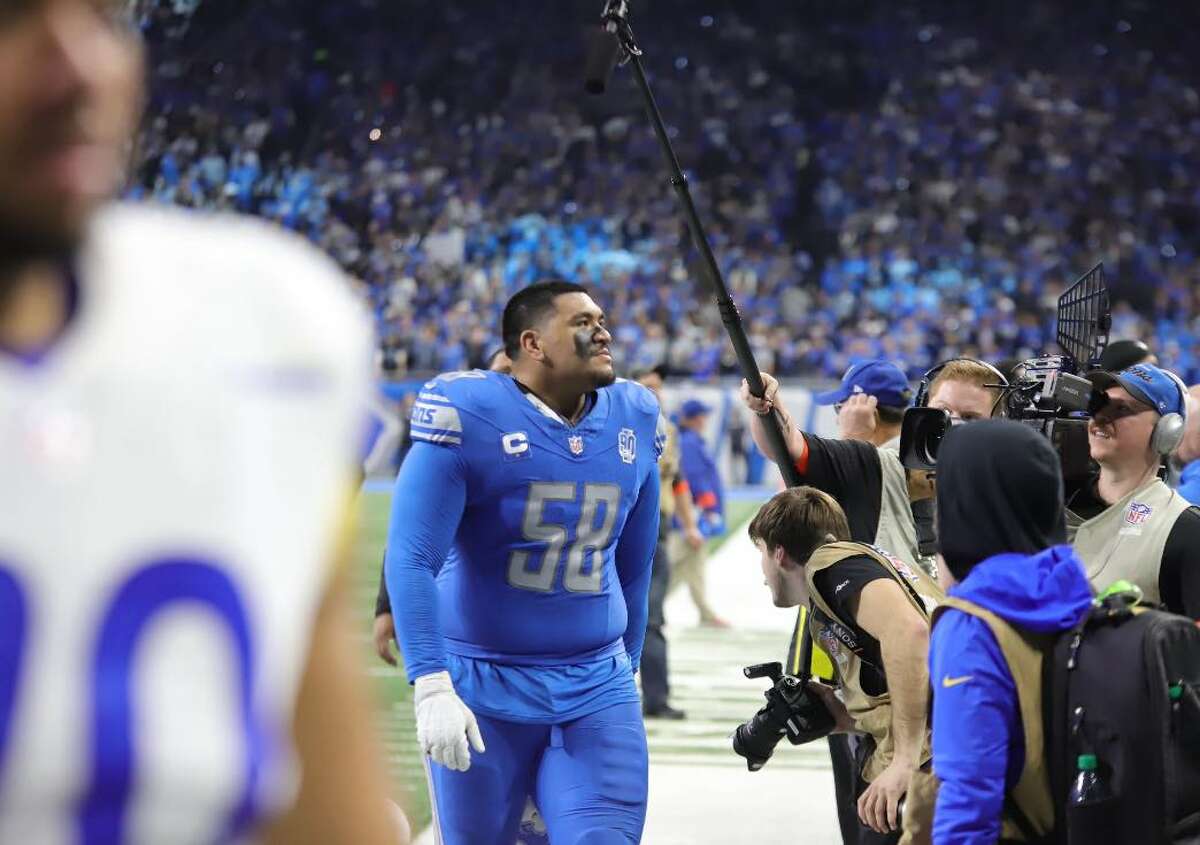 Images From The Detroit Lions, LA Rams NFL Playoff Game At Ford Field