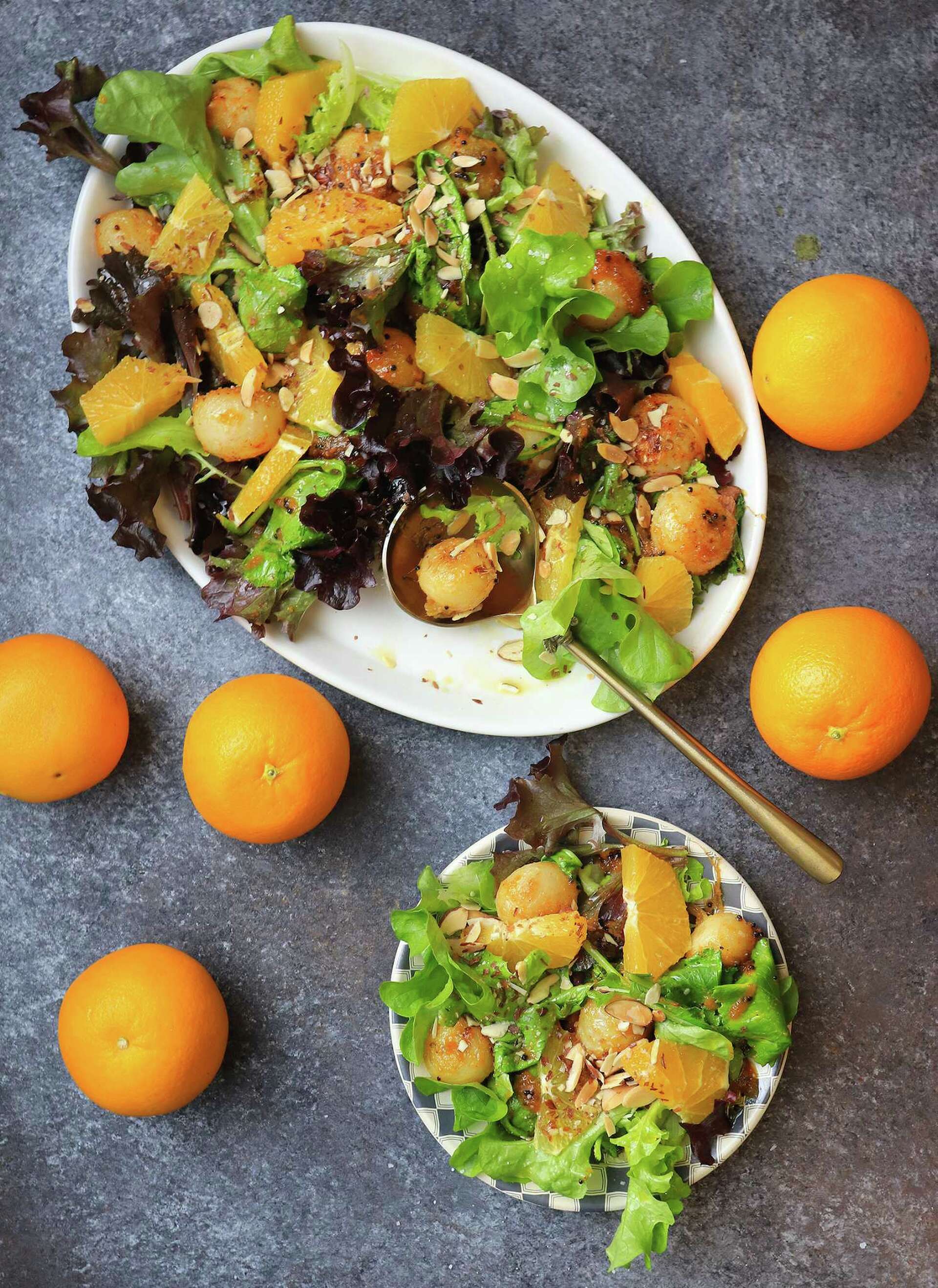 Recipe Warm Orange Glazed Hakurei Turnip Salad