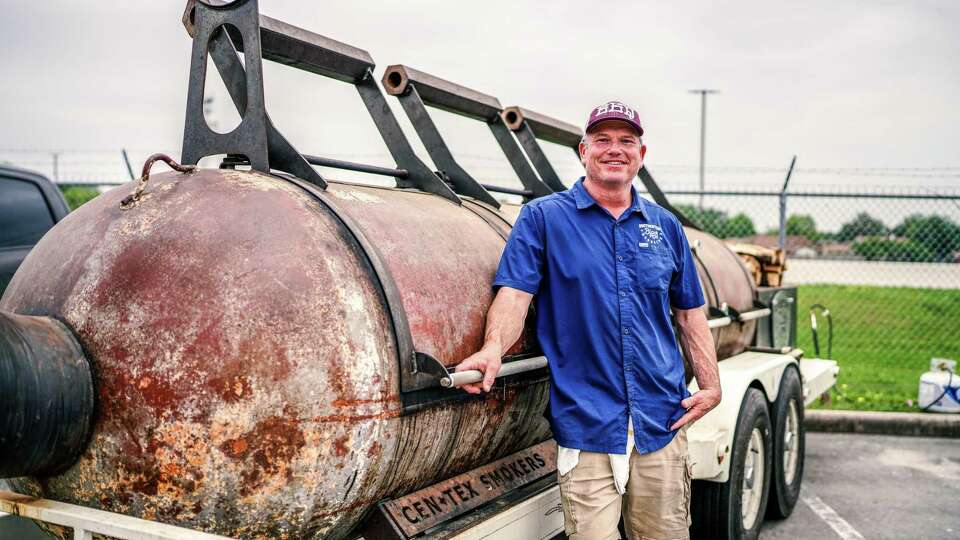 Pitmaster John Brotherton at the 2023 Houston Barbecue Festival