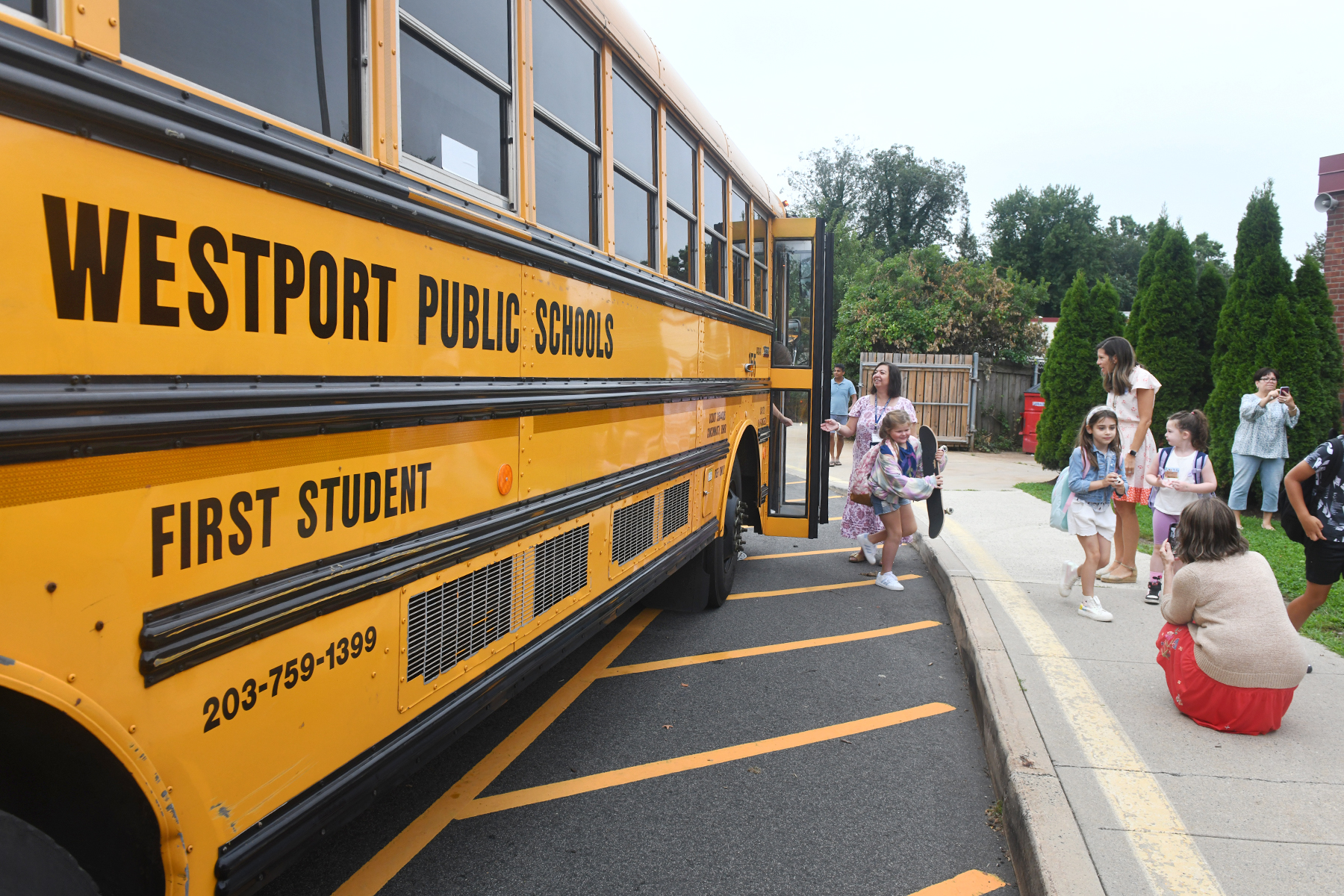 Westport schools start year with new campus security; No incidents reported Photo