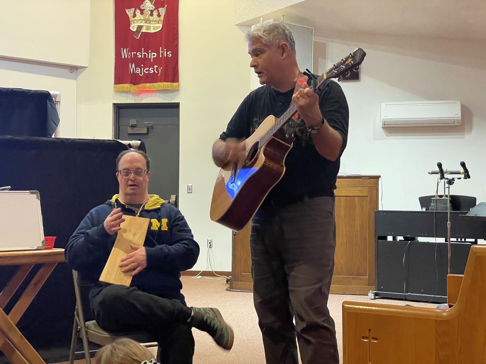 A New Hope United Methodist Church hosted a family event in Mecosta