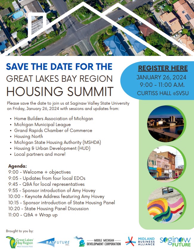 Great Lakes Bay Housing Summit coming to SVSU Jan. 26