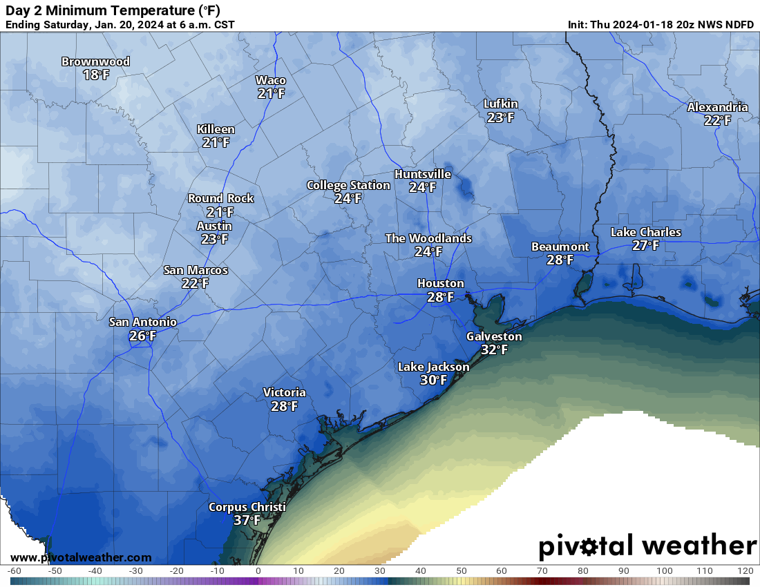Strong cold front aims for San Antonio Friday, hard freeze coming