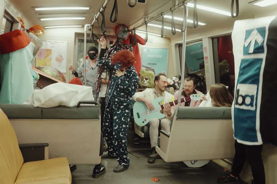 Bay Area band rode for hours on BART shooting a surreal music video