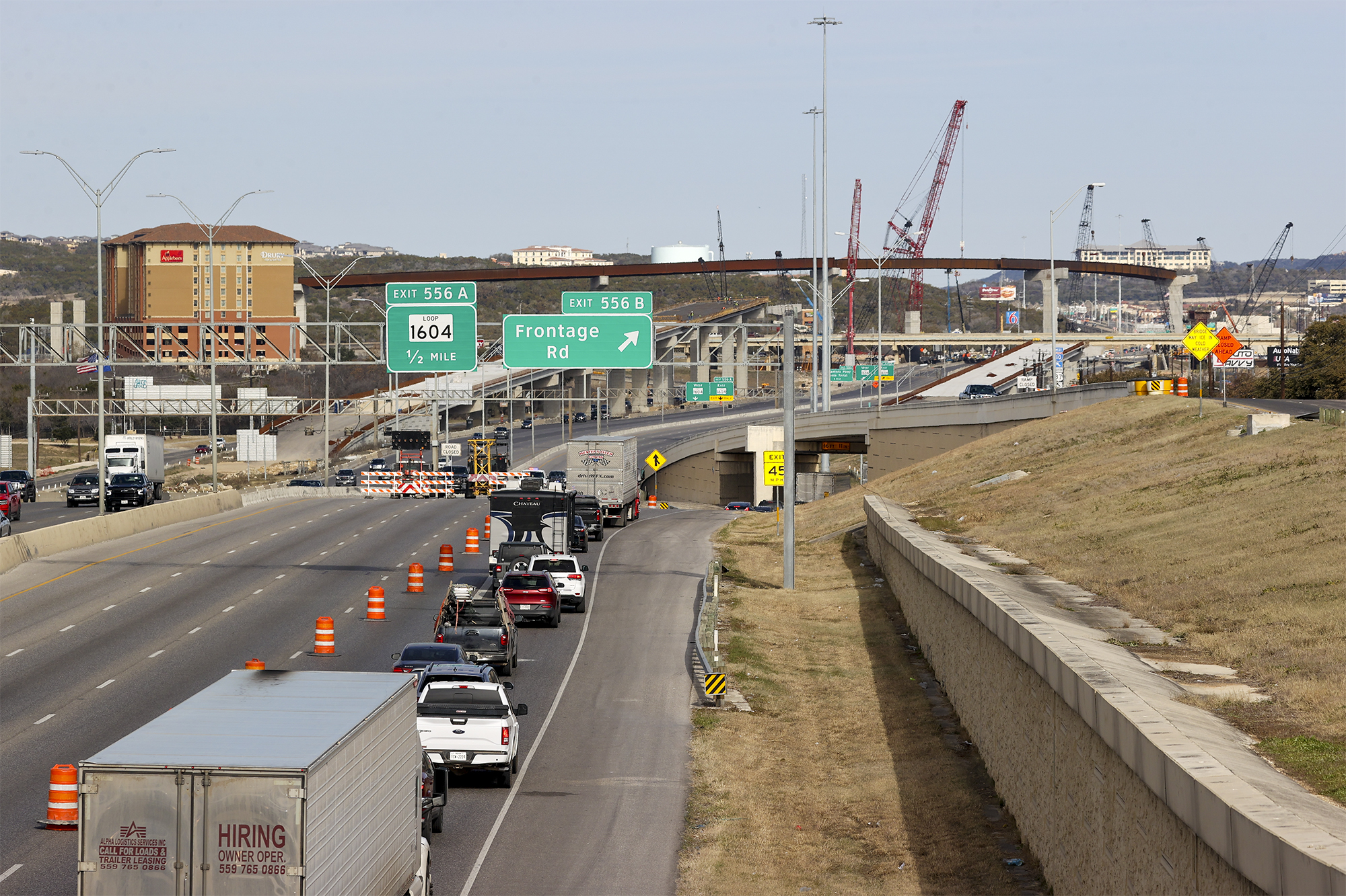 Loop 1604 motorists facing a series of closures this weekend