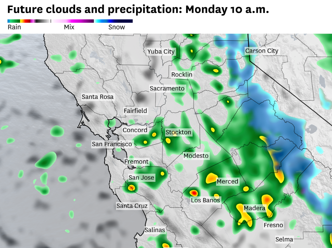 Bay Area storm Rain may continue after weekend. Here s where