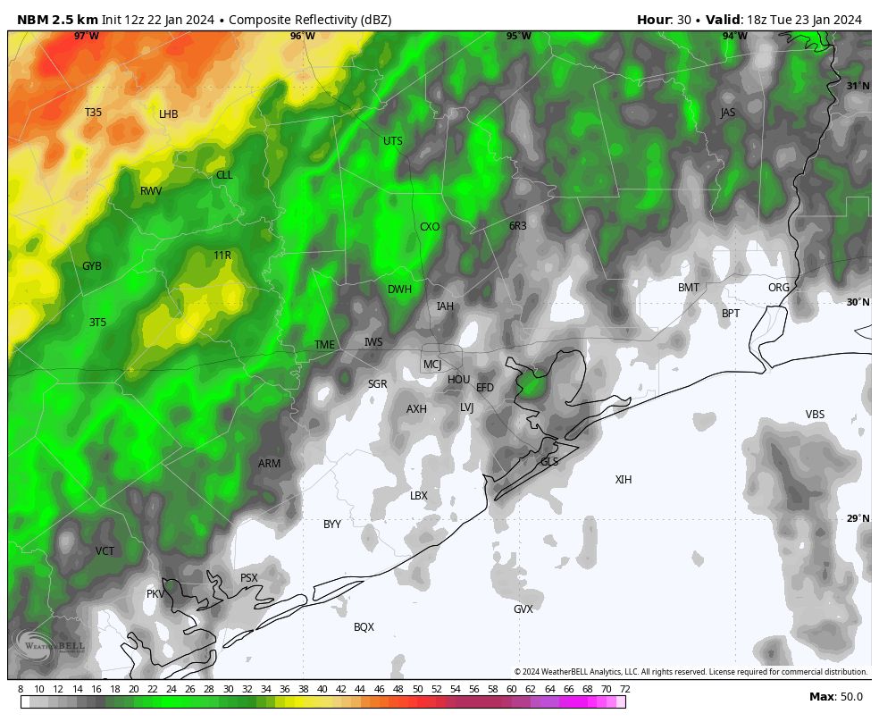 Houston at risk for flood, damaging winds Tuesday: Here's a timeline