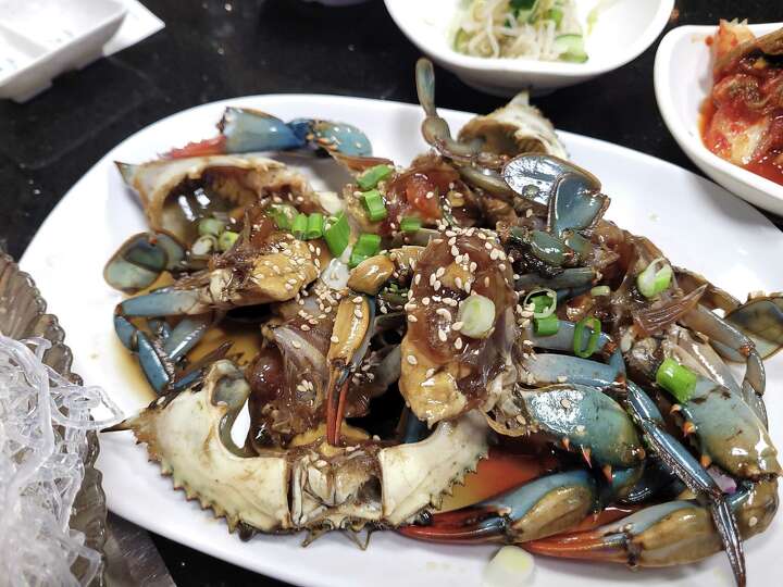 Where to find viral Korean raw marinated crab in Houston