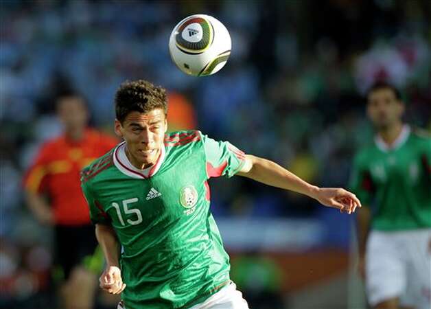 Mexico S Hector Moreno Goes For A Header During The 385094 Greenwichtime