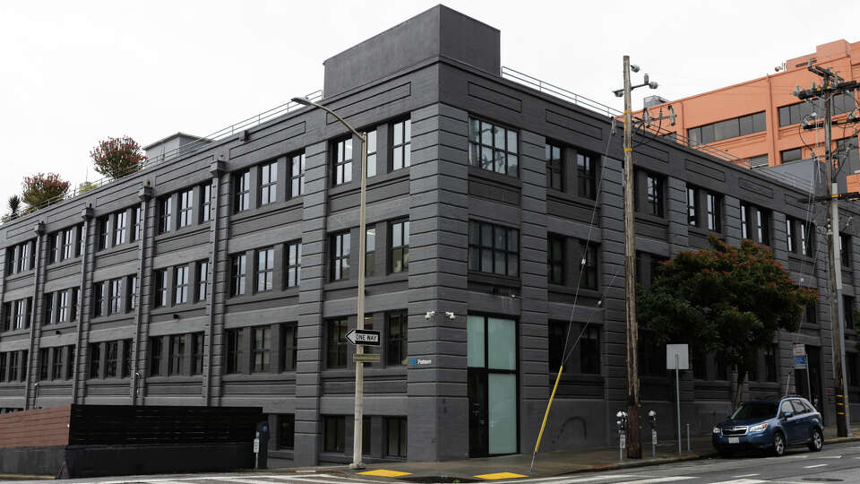 The building at 1088 Sansome St. stands at the corner of Sansome and Green Streets in San Francisco on Saturday, Jan. 20, 2024.