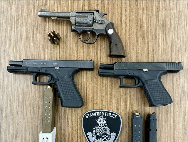 3 Arrested After Stamford Police Allegedly Find Guns Ammo In Home 3819