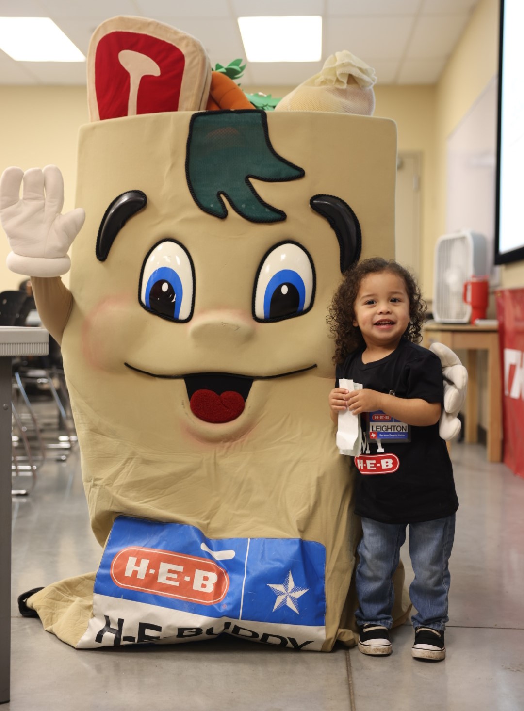 San Antonio Toddler Gets Birthday Wish, Meets H-E-Buddy