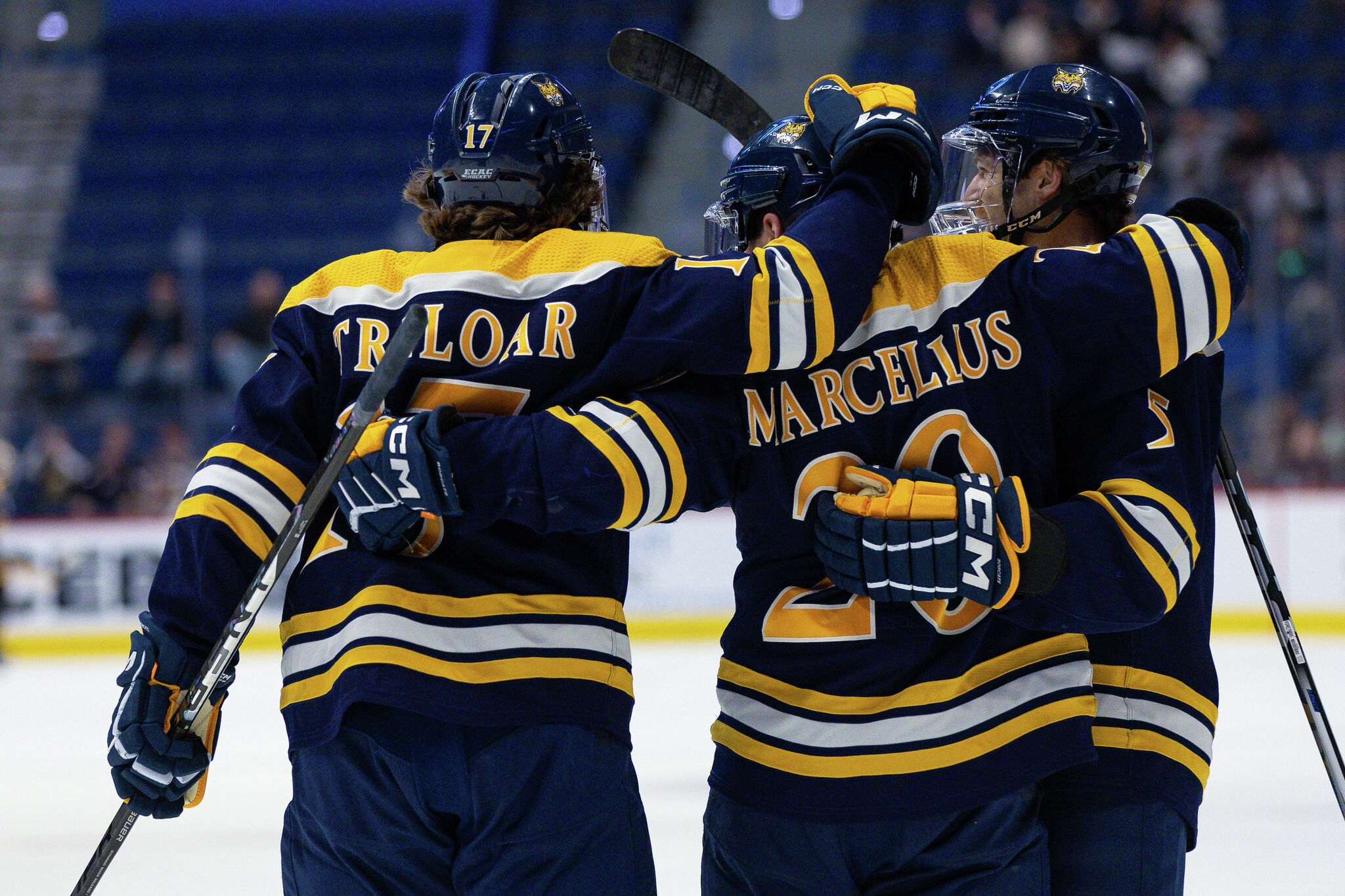 UConn hockey player scores 'Michigan' goal in Connecticut Ice