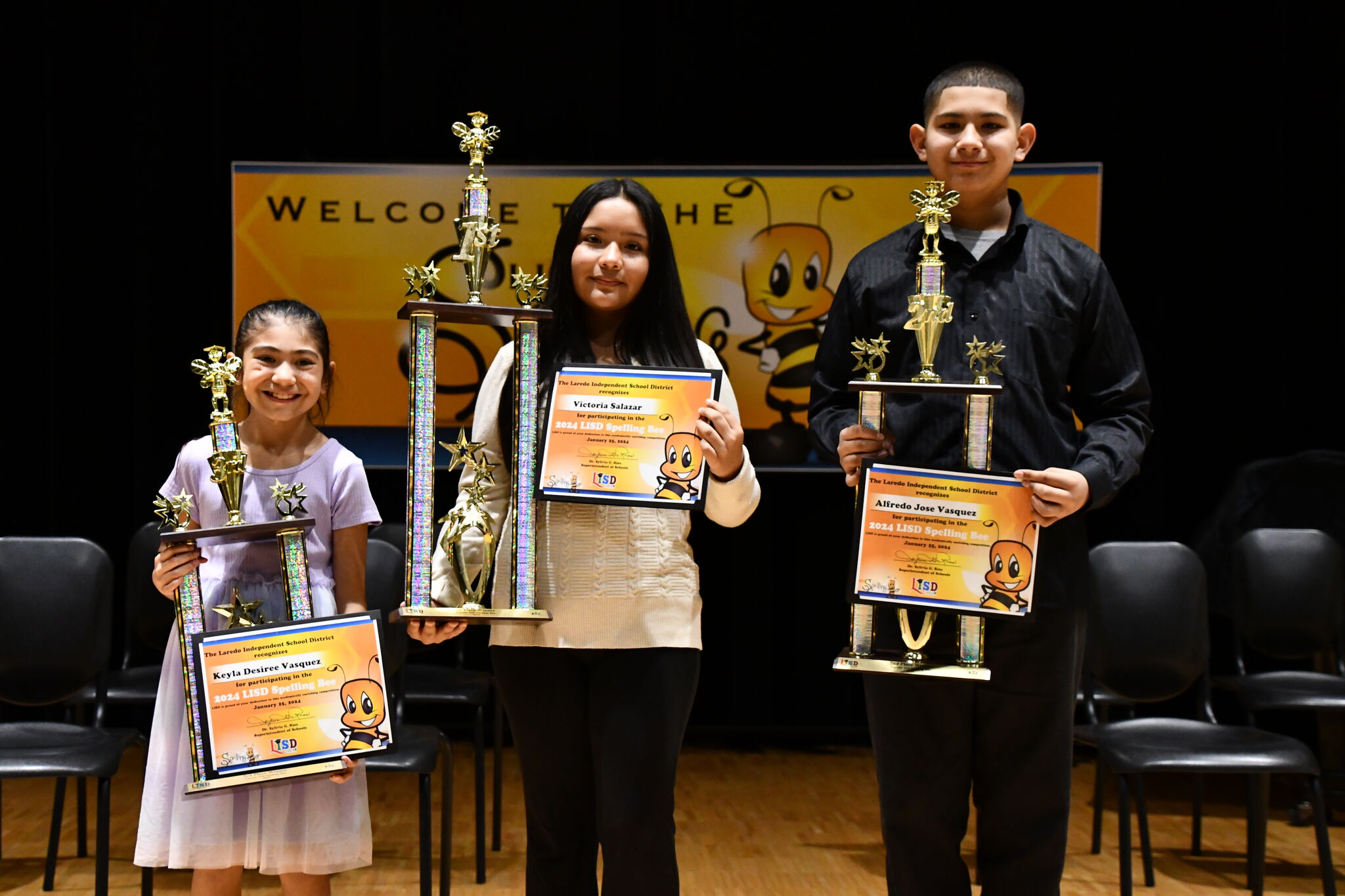 Victoria Salazar wins Laredo ISD Spelling Bee for 3rd straight year