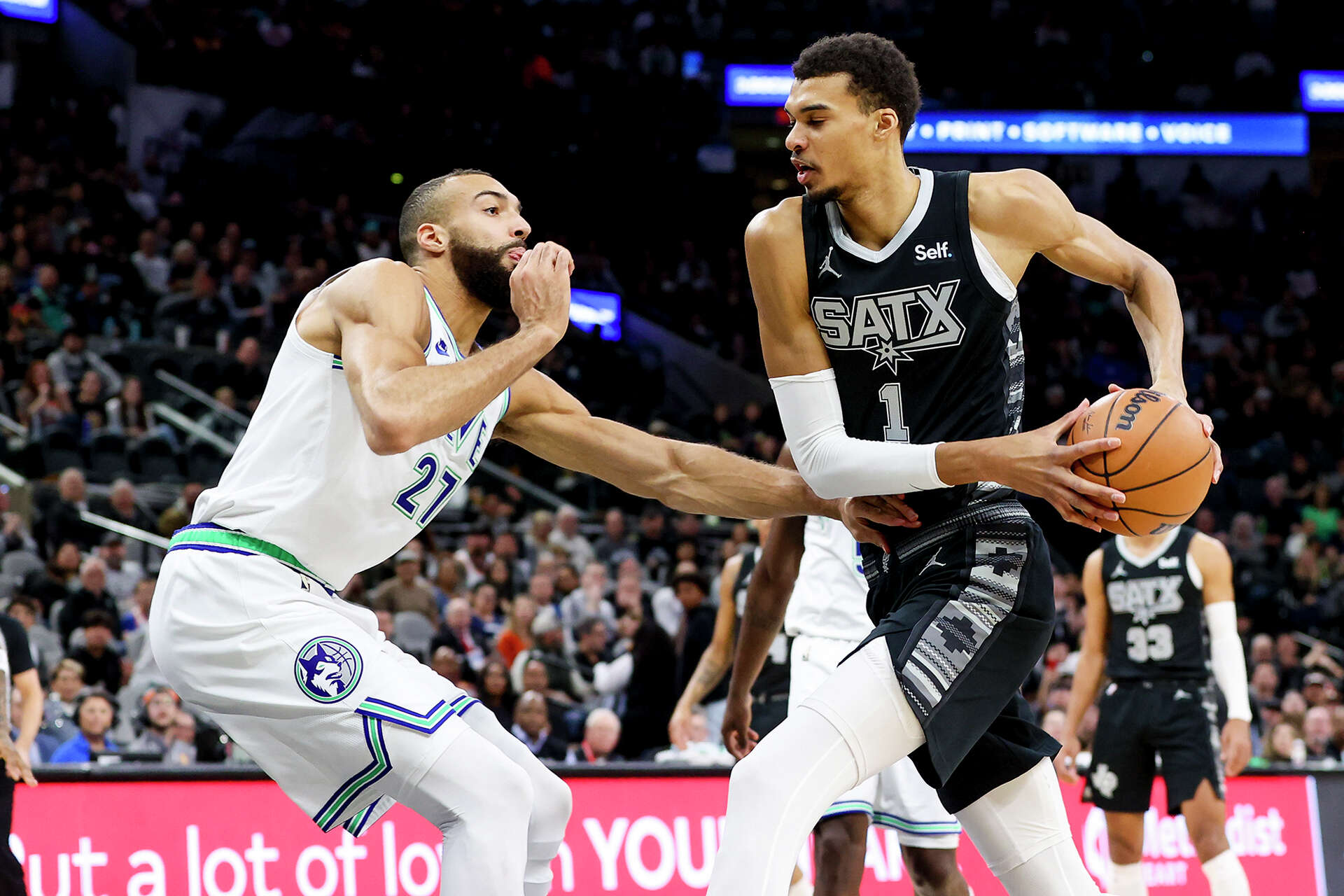 Rudy Gobert questionable for rematch with Spurs' Wembanyama