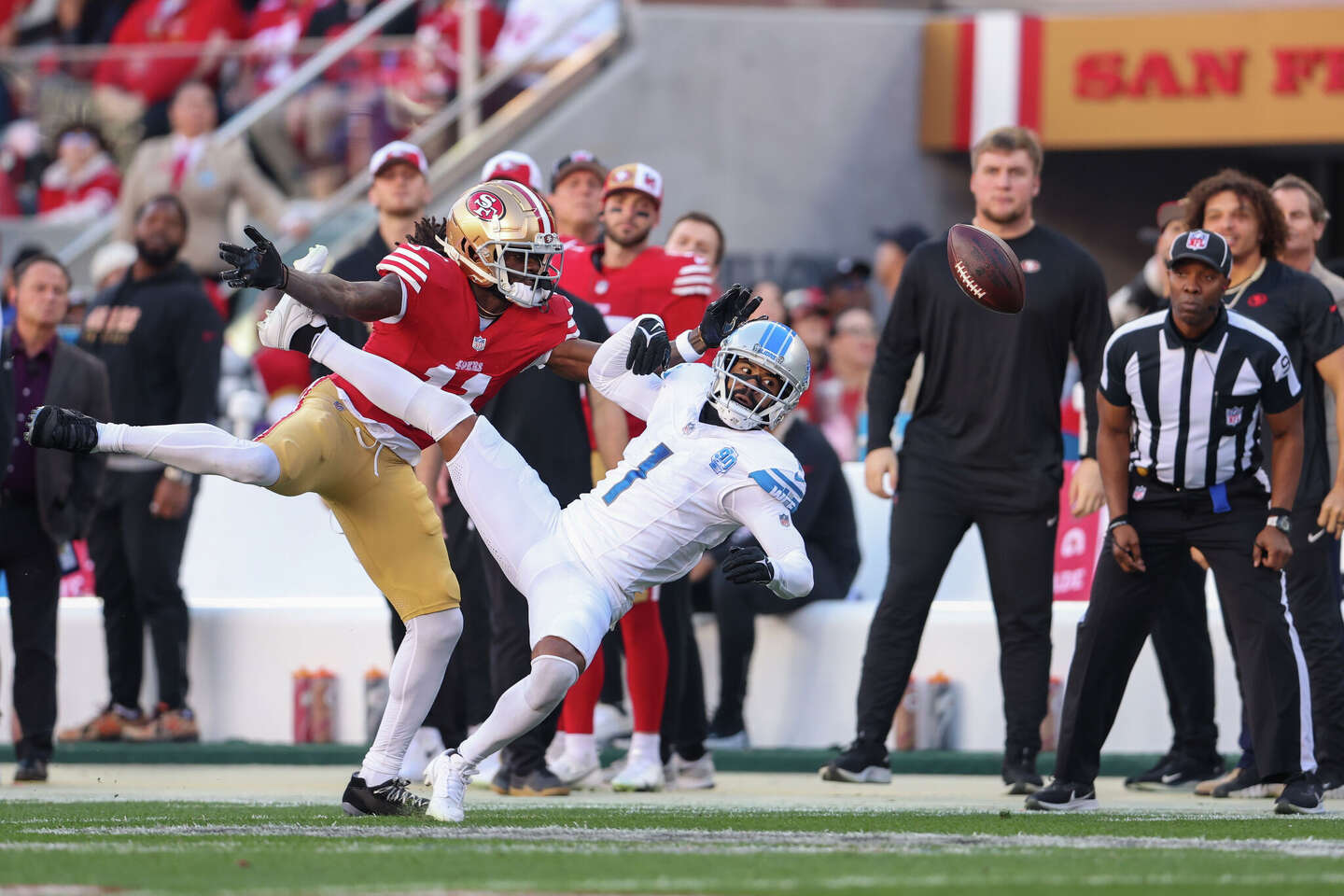 49ers rally, beat Lions 34-31 for NFC title to reach Super Bowl LVIII