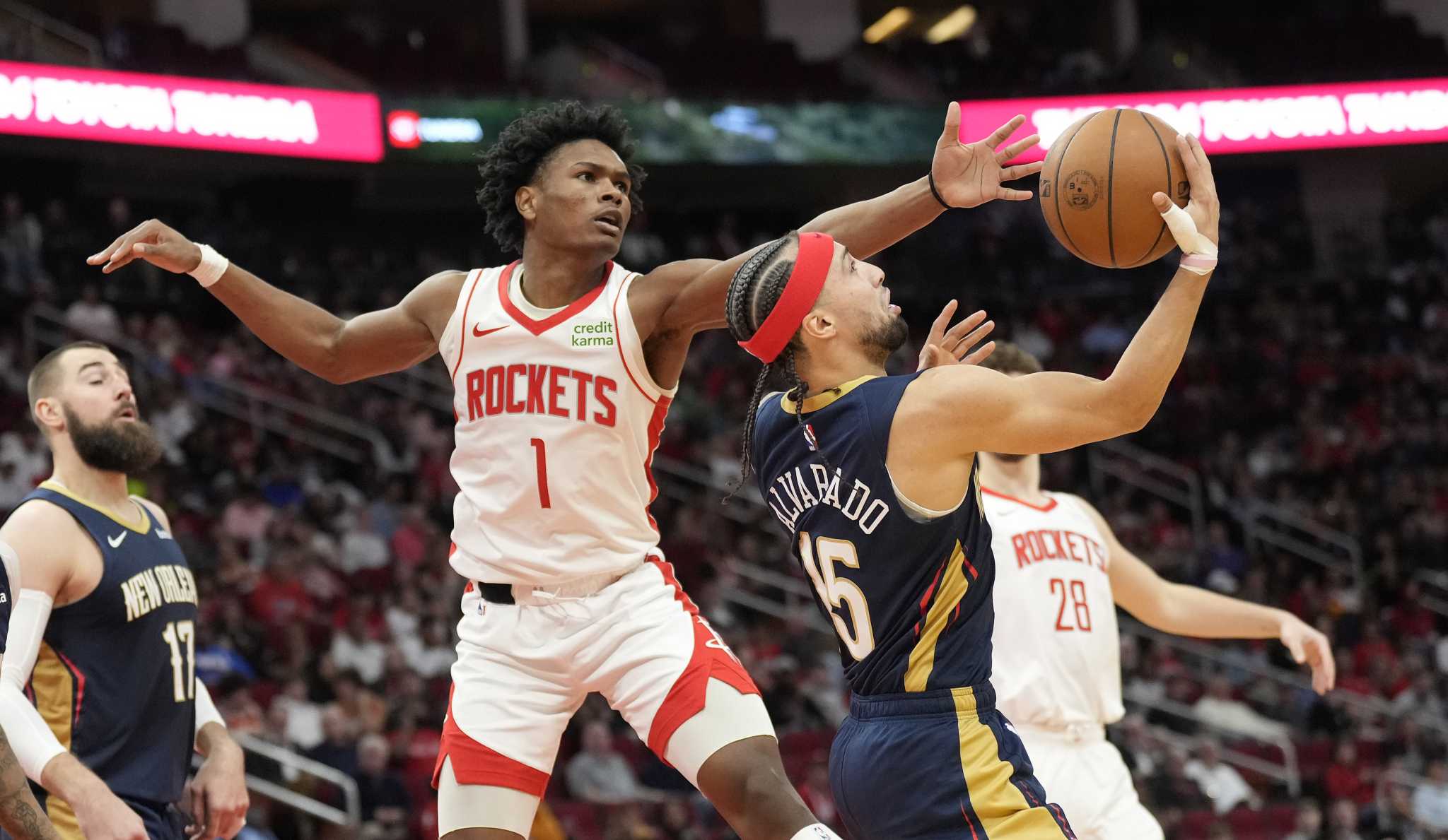 Houston Rockets' Amen Thompson earns NBA All-Rookie second team honors