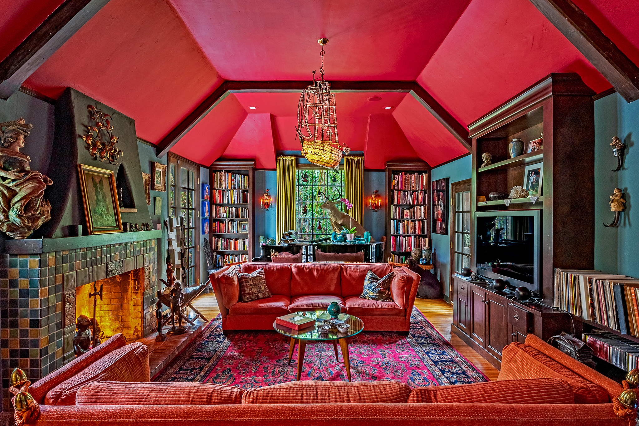A glimpse into Rufus Wainwright's whimsical Hollywood Hills home