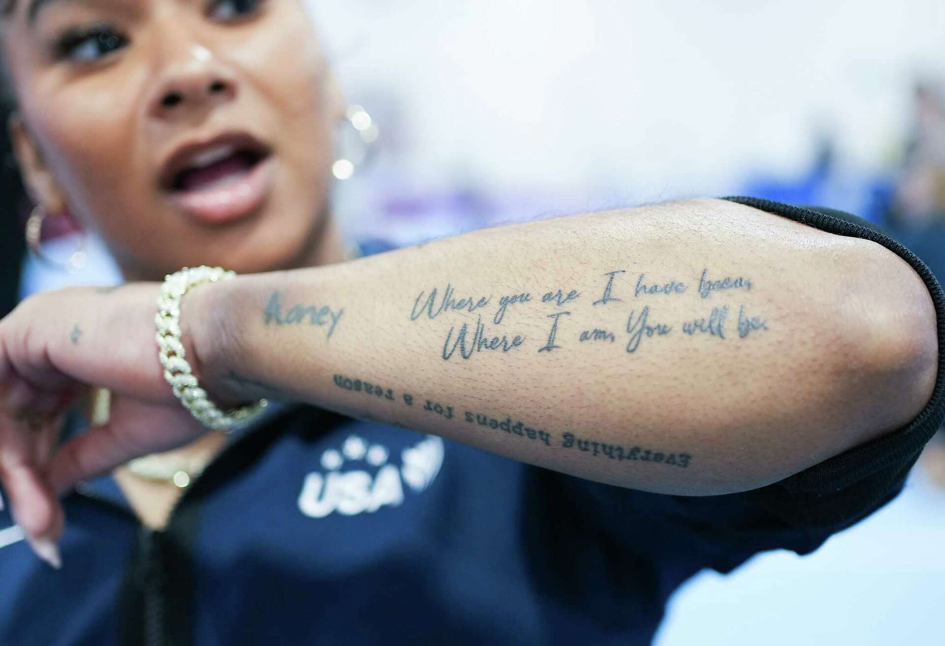 Jordan Chiles' Spine Tattoo Tells a Powerful Story