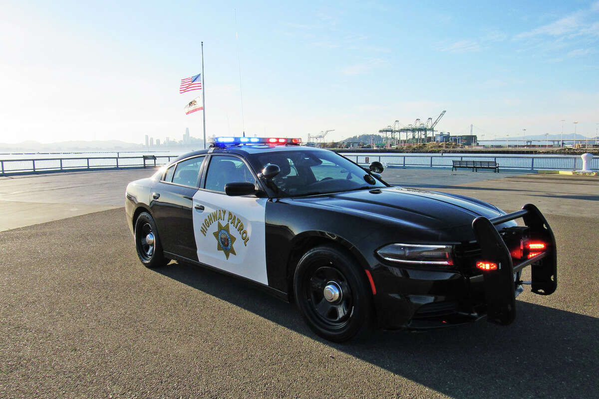 California Highway Patrol vehicle in Oakland Calif.