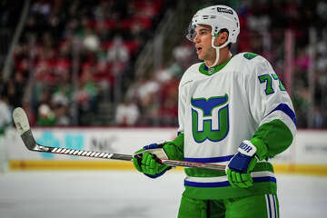 Photos: Hartford Whalers resurrected during Hurricanes' Whalers Night
