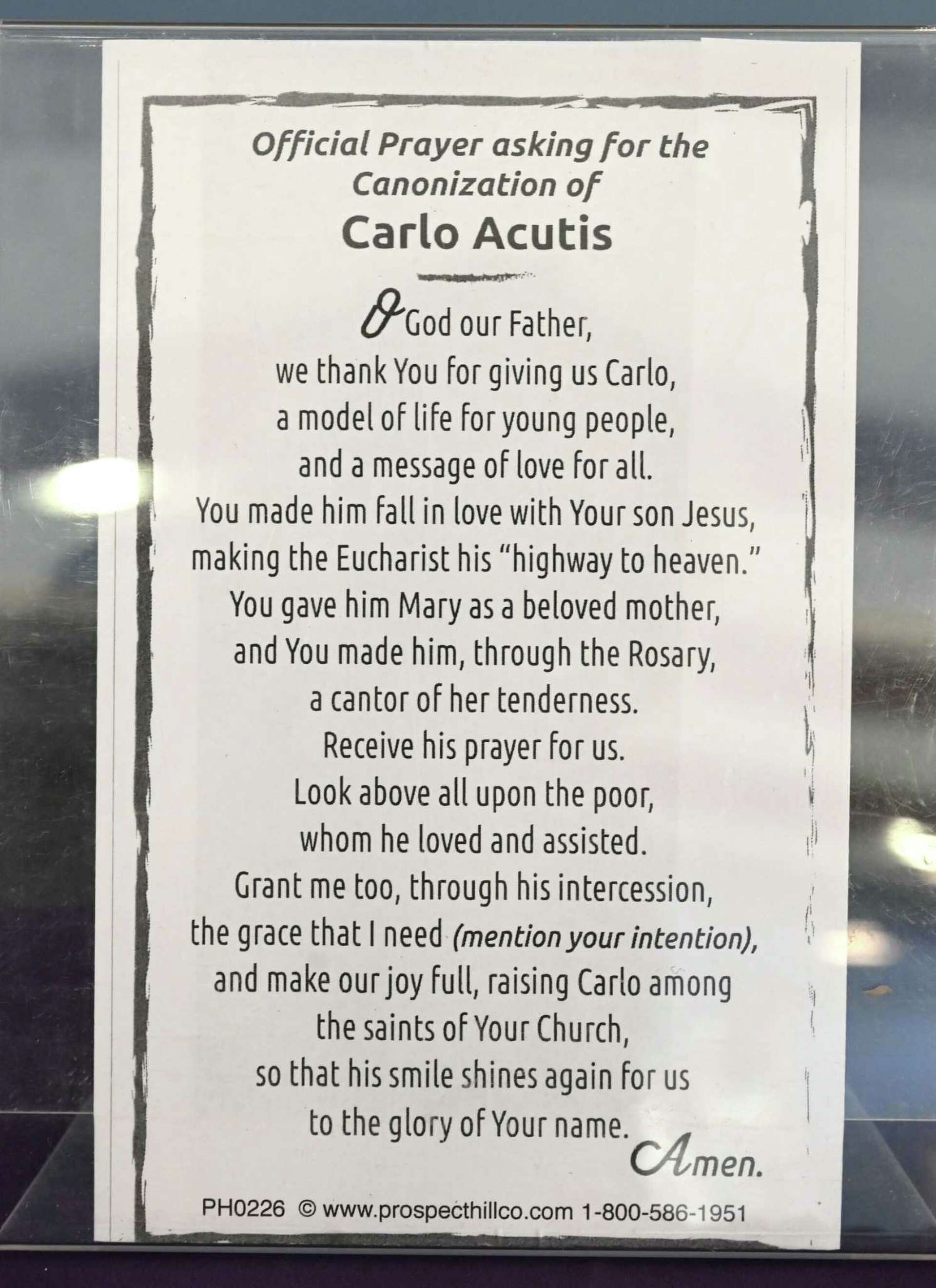 Relics are part of a miracles exhibit at a Glenville Catholic Church