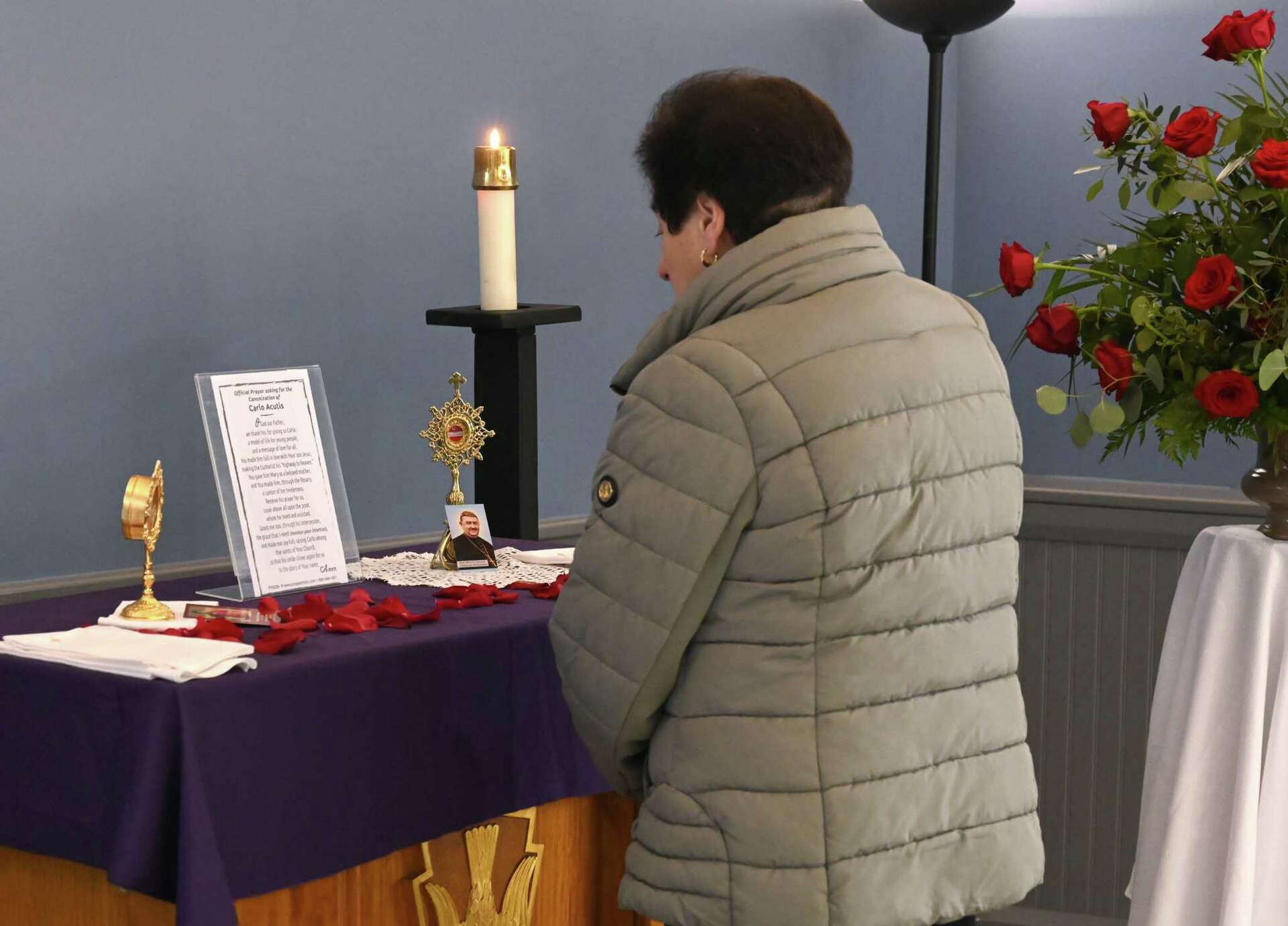 Relics are part of a miracles exhibit at a Glenville Catholic Church