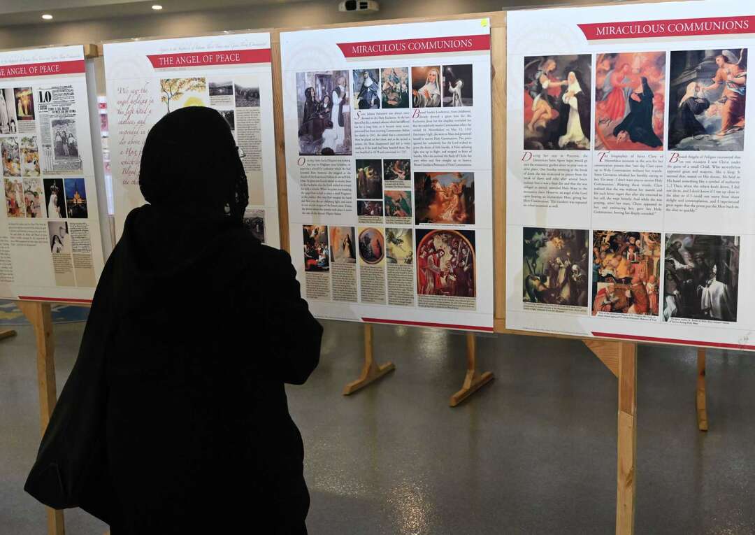 Relics are part of a miracles exhibit at a Glenville Catholic Church