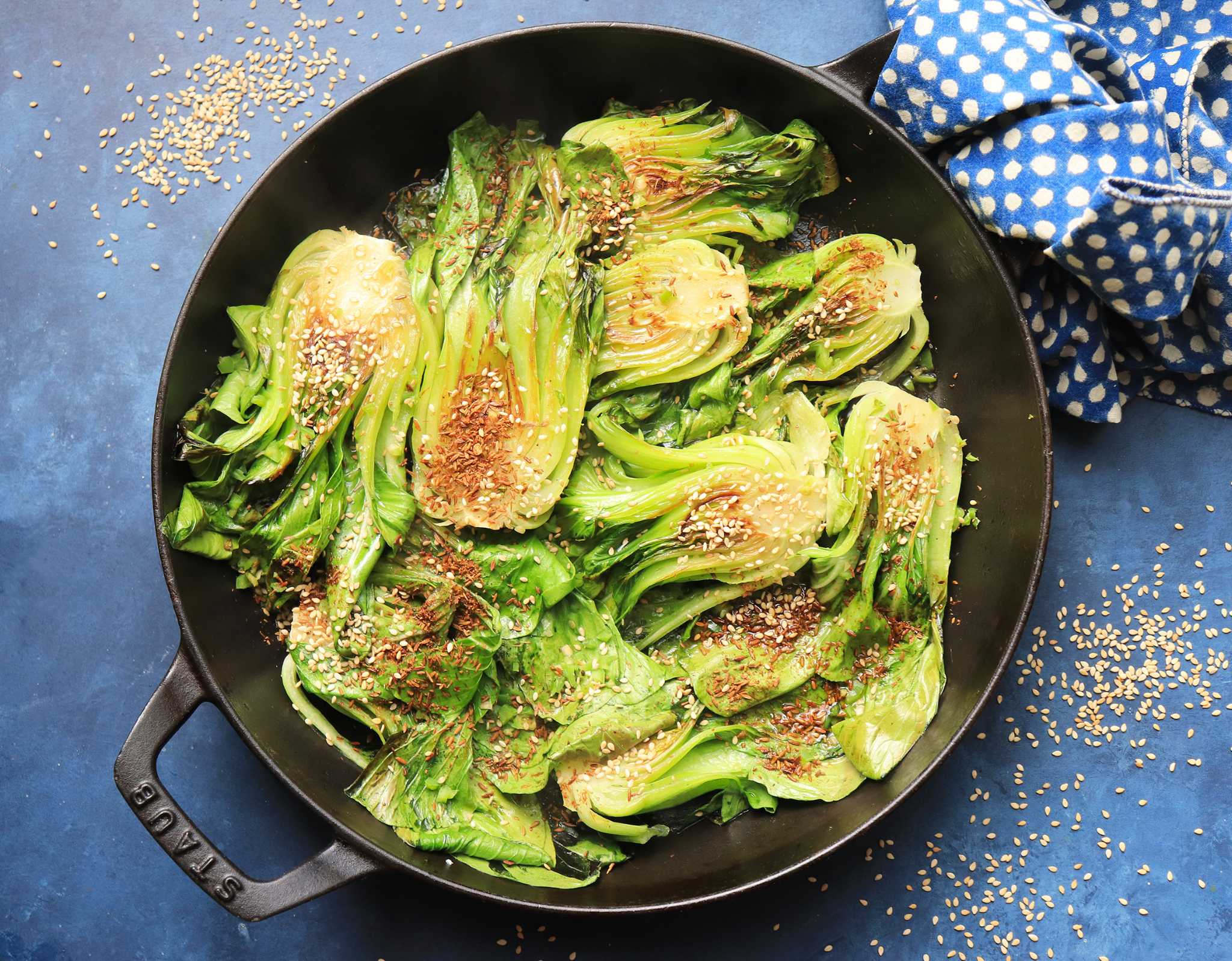 What to make with baby bok choy, in season in Houston now