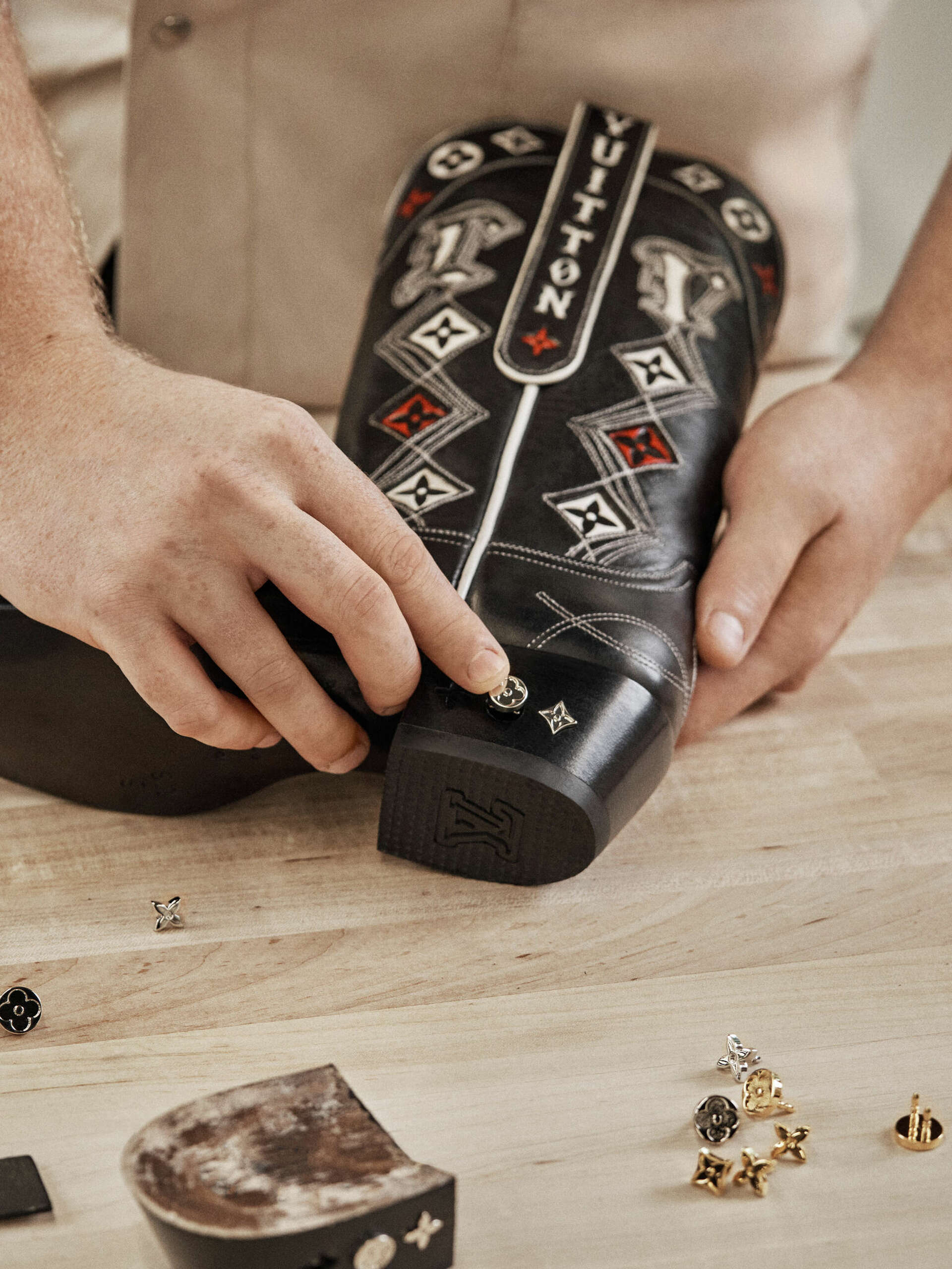 Exclusive cowboy boot from Louis Vuitton ranch coming to Galleria