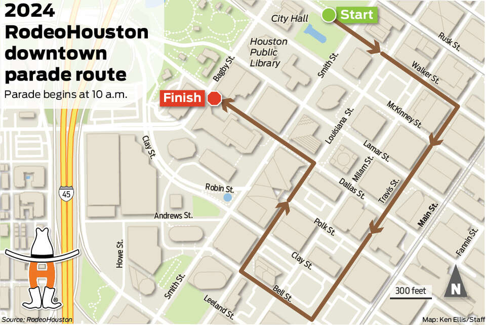 2024 Houston rodeo parade Route, map and more for season kickoff